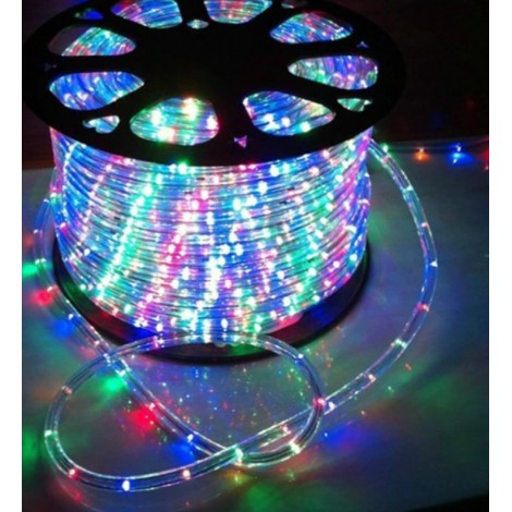 Furtun Led luminos 10m, 8 jocuri de lumini, multicolor