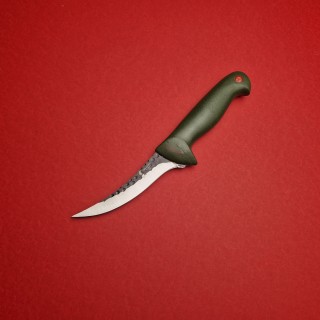 Cutit macelarie transat 27cm, lama 12cm fier forjat, maner abs verde FeroCut