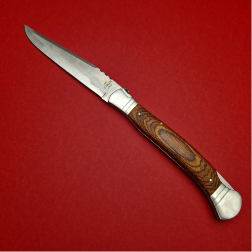 Briceag camping Wood 37cm, lama otel inox, maner lemn maro FR19