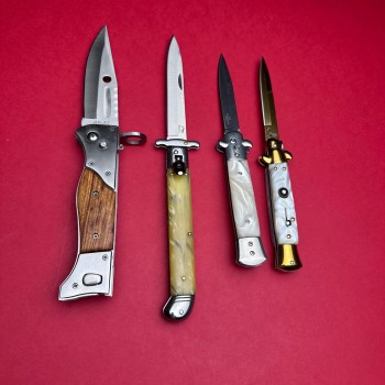 Set camping 4 piese, lama otel inox, diverse modele, CCCP