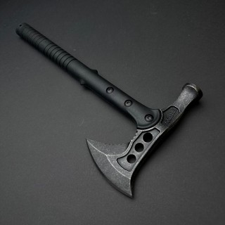 Toporisca si ciocan 2in1 tactica, camping si drumetii 40cm, lama otel inoxidabil