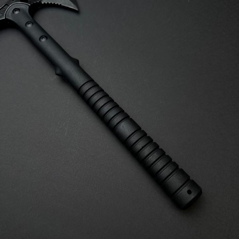 Toporisca si ciocan 2in1 tactica, camping si drumetii 40cm, lama otel inoxidabil