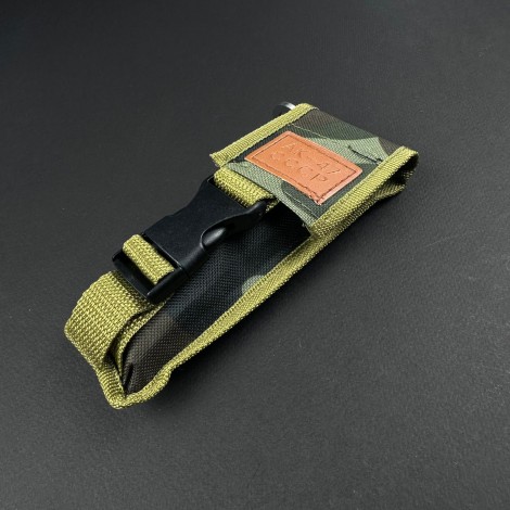 Cutit briceag camping și drumetie 27cm, lama otel inox, maner lemn maro AK, CB020 cadou barbati FR19