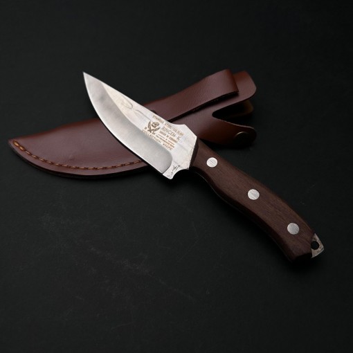 Cutit macelarie Black Edition profesional M3, lama 11cm otel inox, maner lemn FeroCut FR20