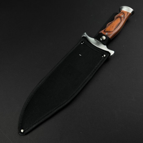 Cutit camping VA4 Gama Gladiator, 38cm, lama otel inox, maner lemn FR20