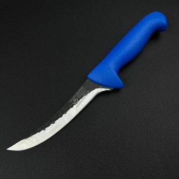 Cutit macelarie dezosat 30cm, lama fier forjat, albastru CMD30A-FF