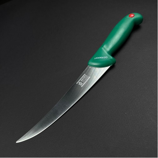 Cutit macelarie dezosat 30cm, lama otel inox, verde CMD30V-OI