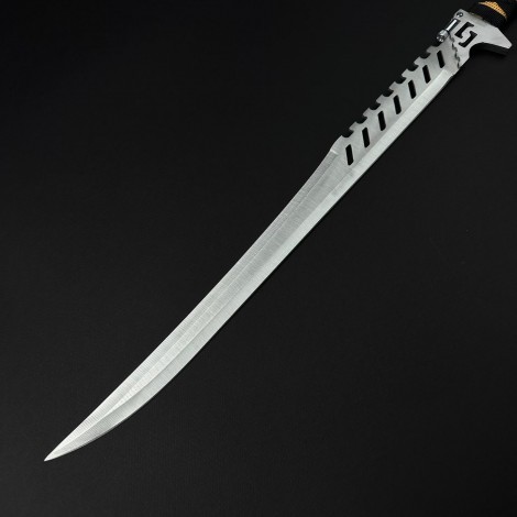 Sabie camping 70cm SB-C70D, lama dublu tais otel inoxidabil, maner paracord, cu husa textila FR17 + Cadou kunai 22cm FRS10 Sabie camping 70cm SB-C70D, lama dublu tais otel inoxidabil, maner paracord, cu husa textila FR17 + Cadou kunai 22cm FRS10