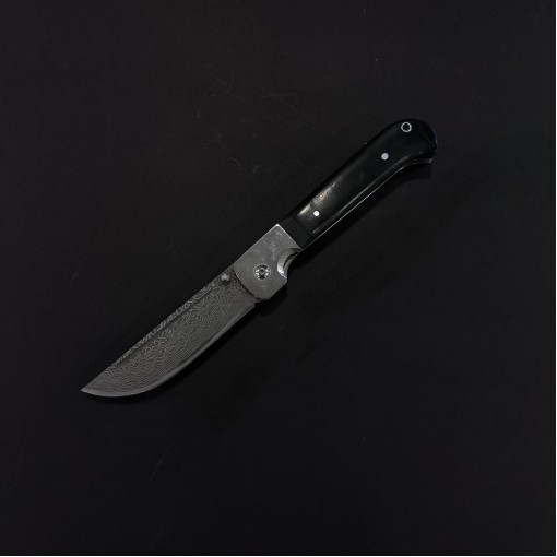 Cuțit camping briceag 26 cm, lama otel inox, maner lemn, teacă inclusa, BRC-DAM26BLK