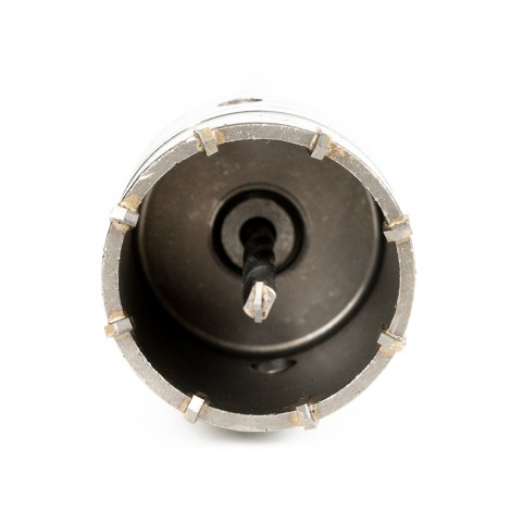 Carota diamantata, pentru beton si zidarie, 65mm, cu coada 60cm, SDS plus Carota diamantata, pentru beton si zidarie, 65mm, cu coada 60cm, SDS plus