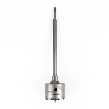 Carota diamantata, pentru beton si zidarie, 85mm, cu coada 30cm, SDS plus Carota diamantata, pentru beton si zidarie, 85mm, cu coada 30cm, SDS plus