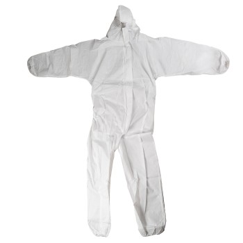 Combinezon protectie impermeabil, cu fermoar, reutilizabil, alb XL