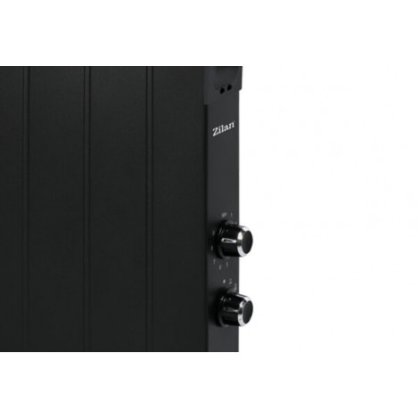 Convector electric Zilan ZLN-6241, 2500W, termostat reglabil, protectie la supra incalzire, negru
