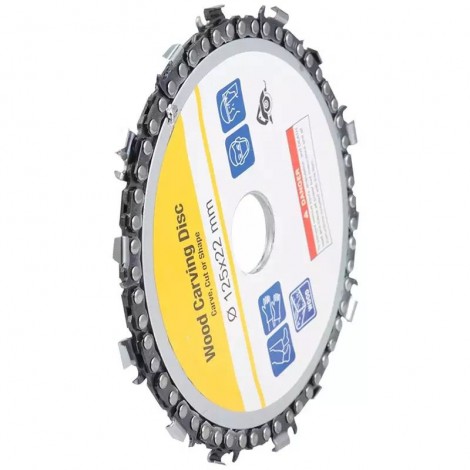 Disc Flex otel, pentru lemn, cu lant de drujba 125 mm, gaura 22 mm