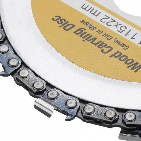 Disc Flex otel pentru lemn cu lant de drujba 115 mm, gaura 22 mm