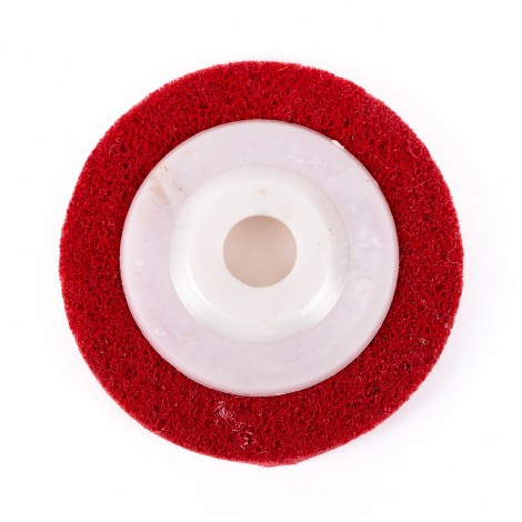 Disc pasla rosie, 125mm, polizor unghiular, suport prindere 8bucati