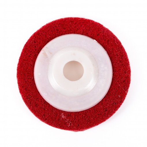 Disc pasla rosie, 125mm, polizor unghiular, suport prindere 8bucati