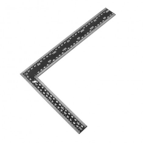 Echer tamplarie, vinclu, 300 x 200 mm, metalic, negru