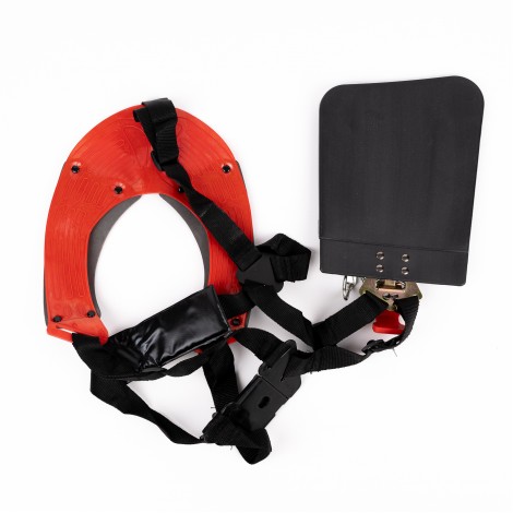 Ham reglabil pentru motocoase, carlig metalic, cu protectie