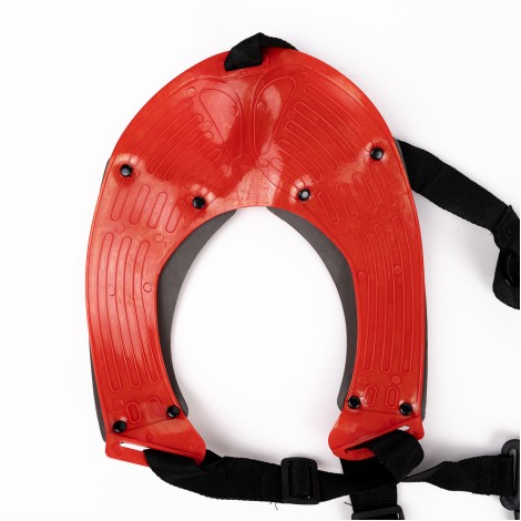 Ham reglabil pentru motocoase, carlig metalic, cu protectie