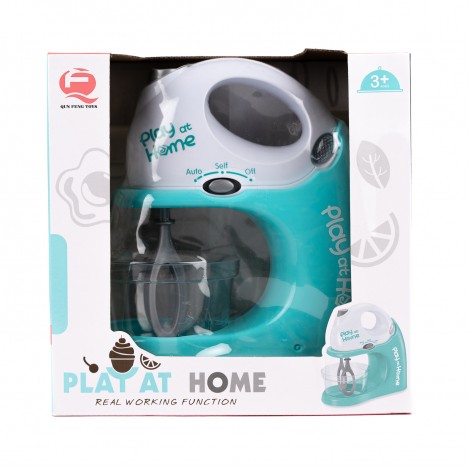 Jucarie Play at Home: Mixer cu accesorii, bol si stativ, functii realiste
