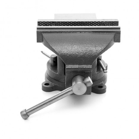 Menghina de banc, cu nicovala, pivotanta, 75mm, fonta, gri