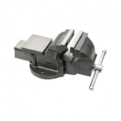 Menghina de banc, cu nicovala, pivotanta, 75mm, fonta, gri