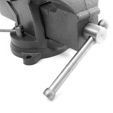 Menghina de banc, cu nicovala, pivotanta, 75mm, fonta, gri