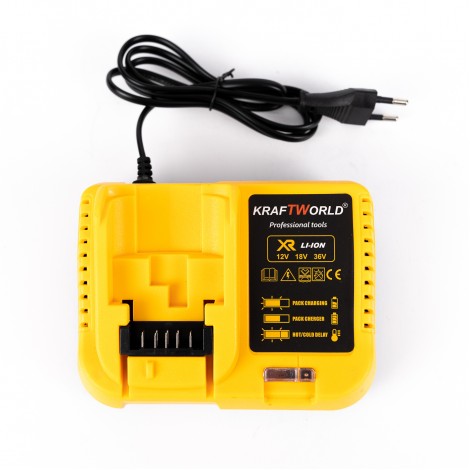 Nivela laser verde 3D Kraftworld, 2 acumulatori 18V 3Ah, 3 fascicule