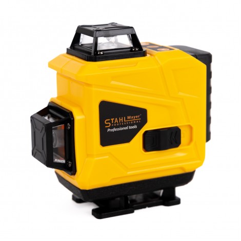 Nivela laser verde 3D StahlMayer, 2 acumulatori 5V 6Ah, 3 fascicule, trepied