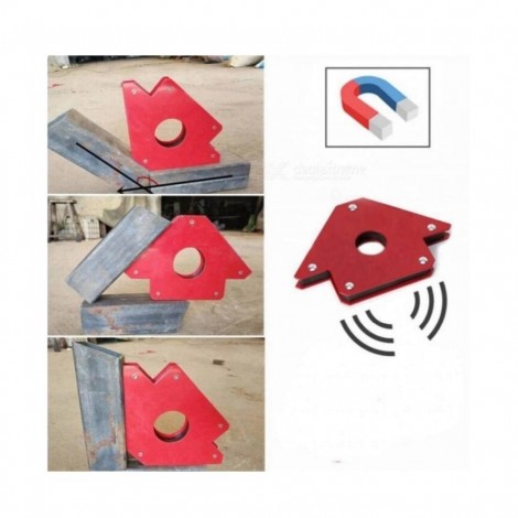 Suport magnetic sudura, 33Kg, unghi 45, 90, 135 grade, rosu
