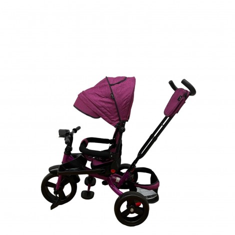 Tricicleta cu scaun reversibil si pozitie de somn, L-Sun SL02, mov