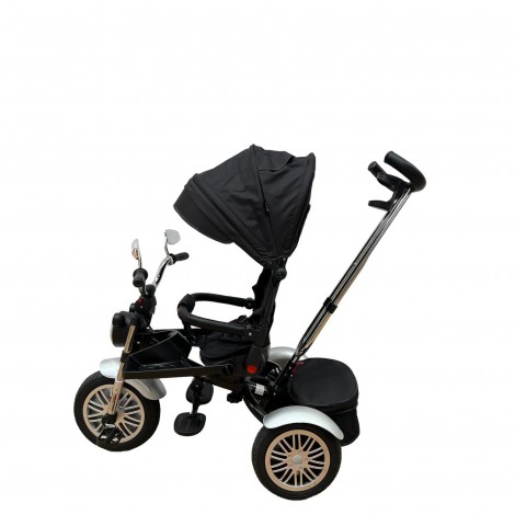 Tricicleta cu scaun reversibil si pozitie de somn, L-Sun SL03, negru