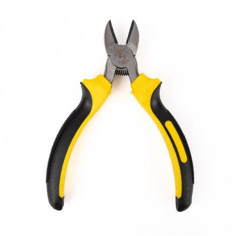 Trusa pistol lipit plastic la cald multifunctional, 400 capse, cleste si cutter, galben