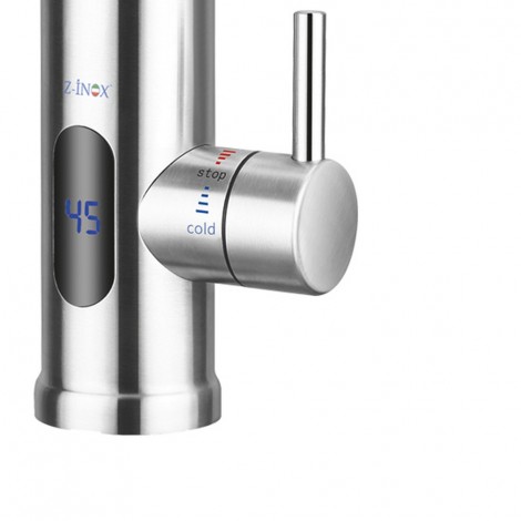 Robinet electric Z-Inox ZLN7873, 3000W, ecran digital, incalzire instanta Robinet electric Z-Inox ZLN7873, 3000W, ecran digital, incalzire instanta