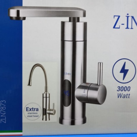 Robinet electric Z-Inox ZLN7873, 3000W, ecran digital, incalzire instanta Robinet electric Z-Inox ZLN7873, 3000W, ecran digital, incalzire instanta