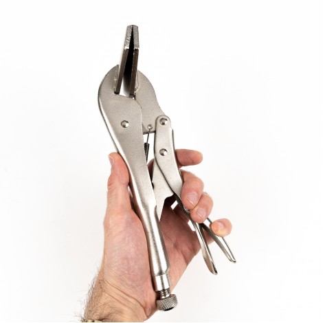 Cleste de masa plat autoblocant pentru sudura, 25mm