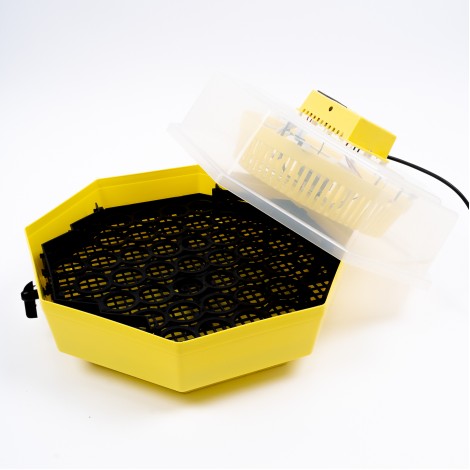 Incubator cu dispozitiv de intoarcere oua si termometru Cleo 5DT ERT-MN 9054, 41 oua gaina/74 oua prepelita (clocitoare)