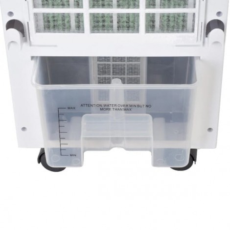 Racitor aer Zilan ZLN-1307, 60W, 3 viteze, 8L, timer, umidificator, purificator, racire si functie de ionizare, telecomanda, alb