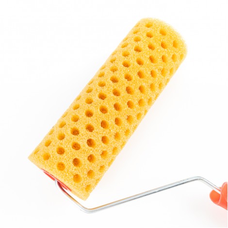 Trafalet pentru tencuieli, burete gros fagure, galben